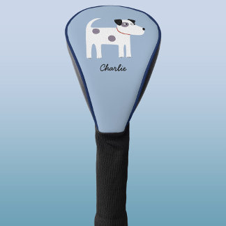Jack Russell Terrier Dog Custom Name Golf Head Cover