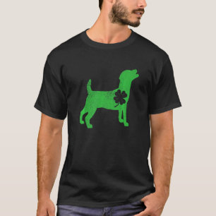 Jack Russell Terrier Dog Distressed Shamorck St Pa T-Shirt