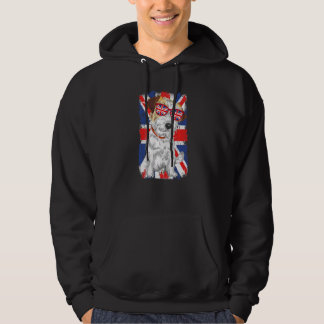 Jack Russell Terrier Dog Idea For Kids & Union Jac Hoodie