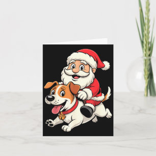 Jack Russell Terrier Dog Lover Kids Men Women Chri Card