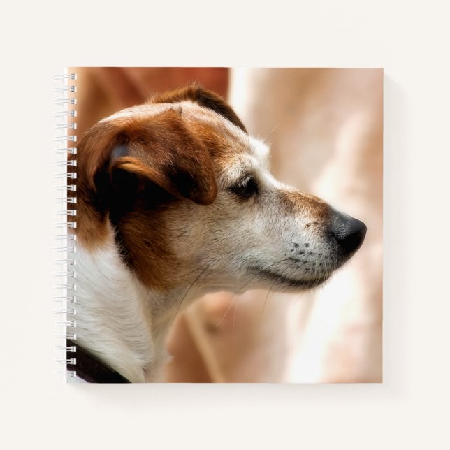 JACK RUSSELL TERRIER DOG NOTEBOOK (Front)
