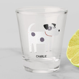 Jack Russell Terrier Dog Personalised Shot Glass