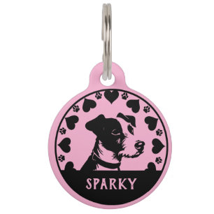 Jack Russell Terrier Dog Pet Tag