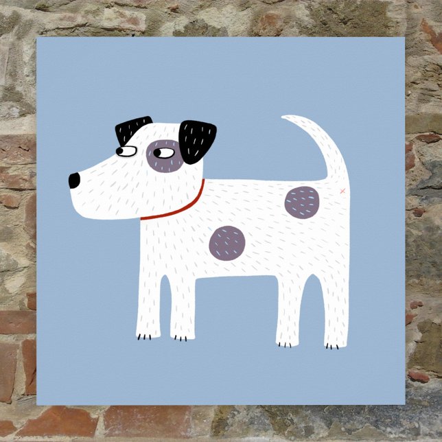 Jack Russell Terrier Dog Poster (Jack Russell Parson Terrier dog poster)