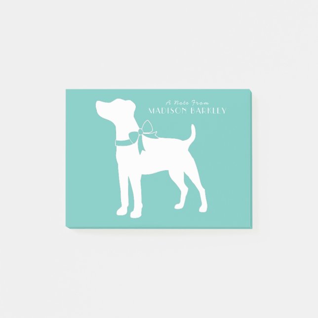 Jack Russell Terrier Dog Puppy Post-it Notes (Front)