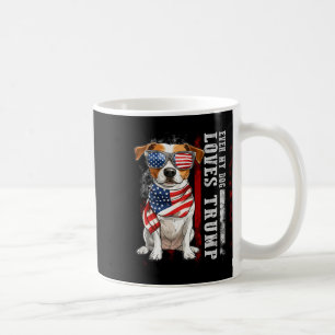 Jack Russell Terrier Even My Dog Loves Trump Funny Coffee Mug