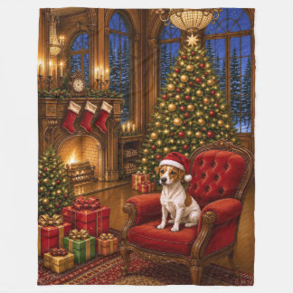 Jack Russell Terrier Fleece Blanket