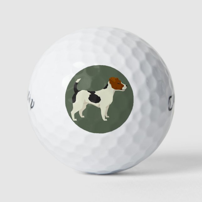 Jack Russell Terrier Golf Balls (Front)
