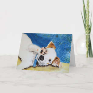 Jack Russell Terrier Greeting Card