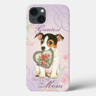 Jack Russell Terrier Heart Mum iPhone 13 Case