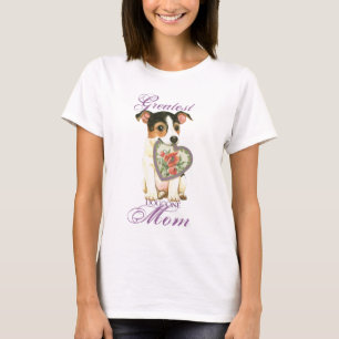 Jack Russell Terrier Heart Mum T-Shirt