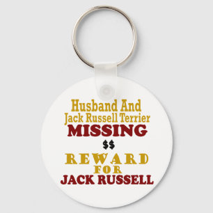 Jack Russell Terrier & Husband Missing Reward For Key Ring