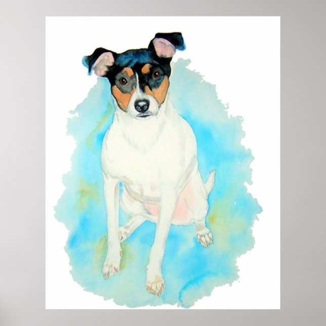 Jack Russell Terrier Jake Print (Front)