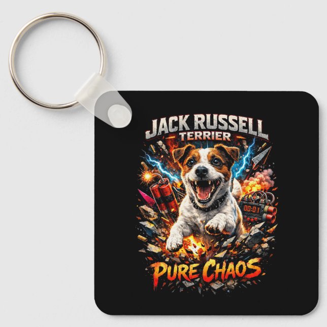 Jack Russell Terrier Key Ring (Front)