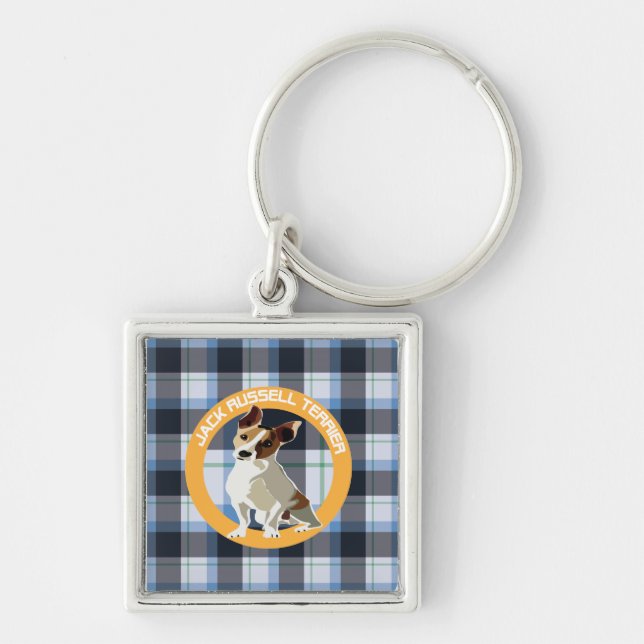 Jack Russell Terrier Key Ring (Front)