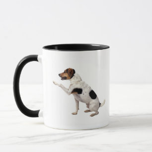 Jack Russell Terrier Lifting Paw Mug