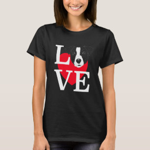 Jack Russell Terrier Love Cute heart Jack Russell T-Shirt