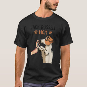 Jack Russell Terrier Mom Cute Dog Mama Funny Women T-Shirt