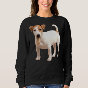 Jack Russell Terrier  Mum Dad Women Men Kids Love  Sweatshirt