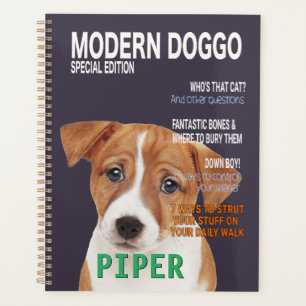 Jack Russell Terrier Parody Magazine Cover Planner
