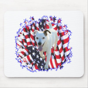 Jack Russell Terrier Patriot Mouse Mat