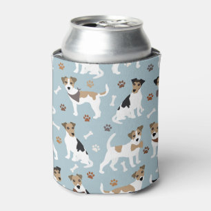 Jack Russell Terrier Paws and Bones Can Cooler
