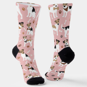 Jack Russell Terrier Paws and Bones Socks