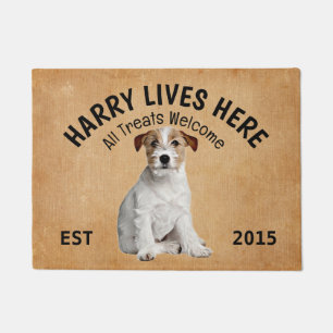 Jack Russell Terrier Personalised Dog Lover  Doorm Doormat