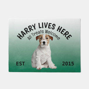 Jack Russell Terrier Personalised Dog Lover  Doorm Doormat