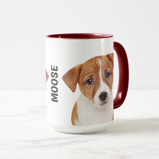 Jack Russell Terrier Personalised  Mug (Front Right)