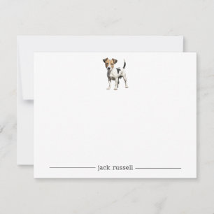 Jack Russell Terrier Personalised Note Cards