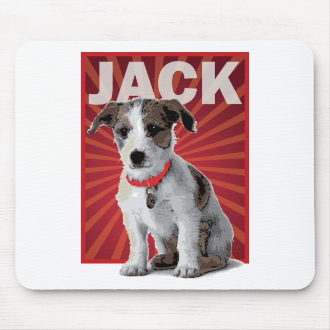Jack Russell Terrier Pet Owner Mouse Mat (Front)
