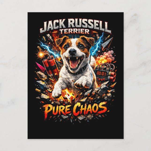 Jack Russell Terrier Postcard (Front)