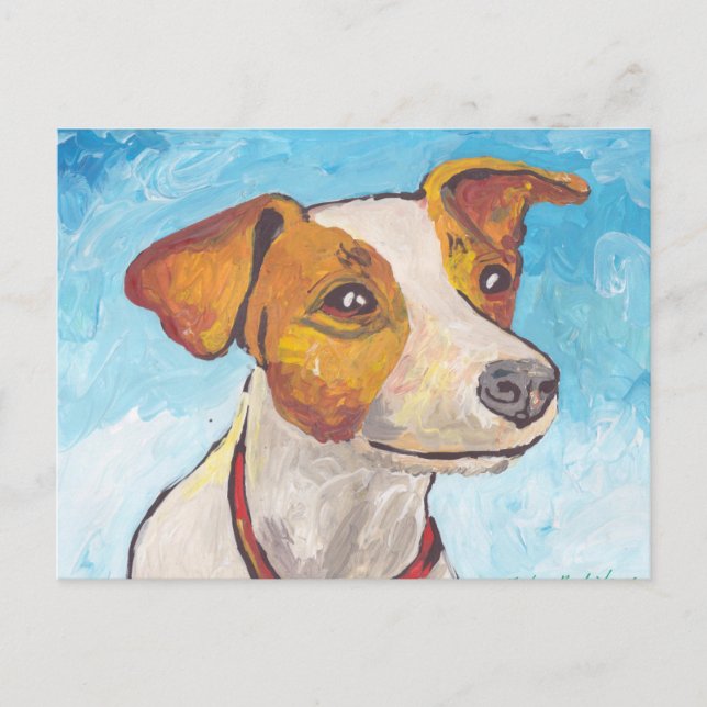 Jack Russell Terrier Postcard (Front)