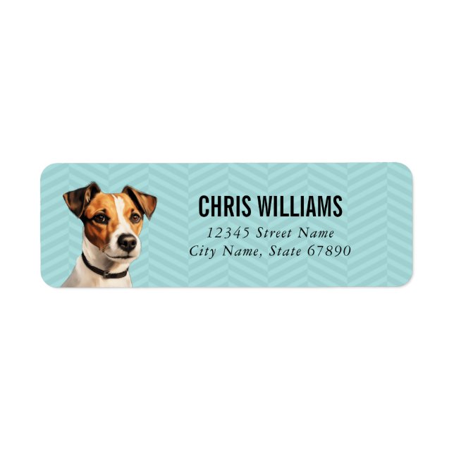 Jack Russell Terrier Return Address Labels (Front)