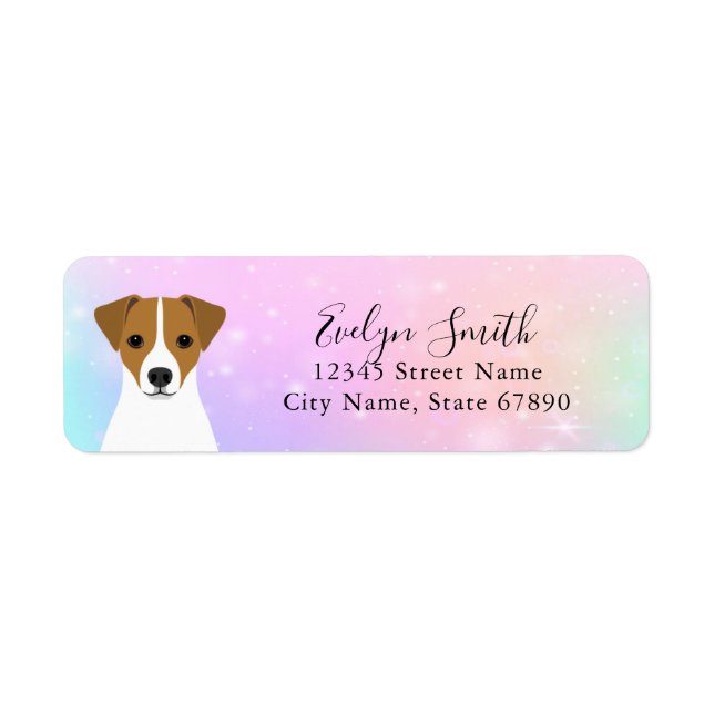 Jack Russell Terrier Return Address Labels (Front)