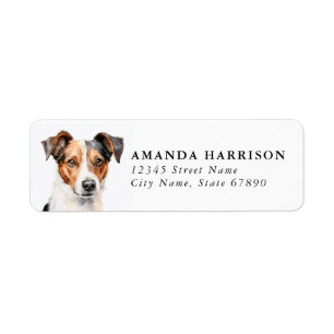 Jack Russell Terrier Return Address Labels
