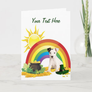 Jack Russell Terrier St. Patrick's Day Wishes Card