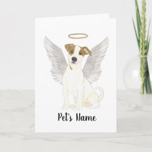Jack Russell Terrier Sympathy Memorial Card
