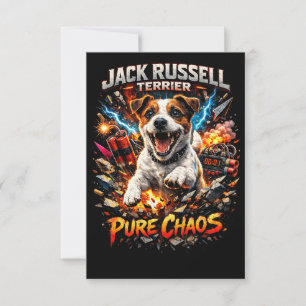 Jack Russell Terrier Thank You Card