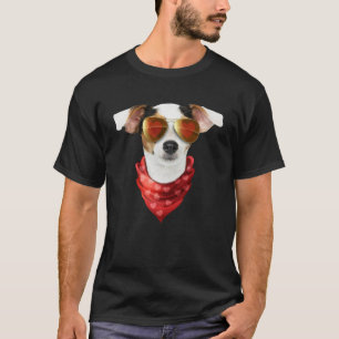 Jack Russell Terrier Valentines Day for Dog T-Shirt
