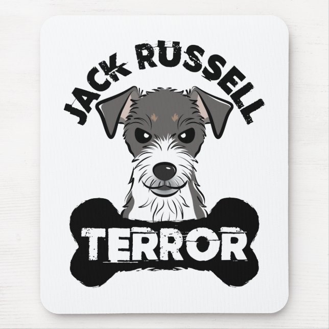 Jack Russell Terror Funny Parsons Terrier Dog Mouse Mat (Front)