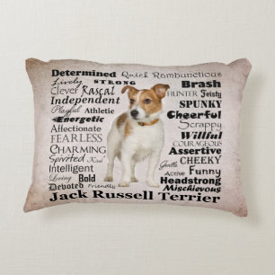 Jack Russell Traits Pillow