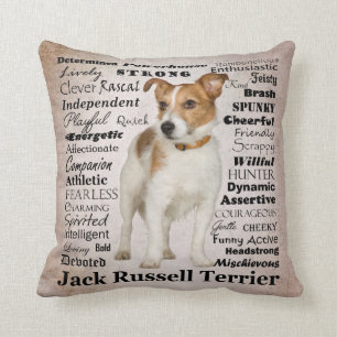 Jack Russell Traits Pillow