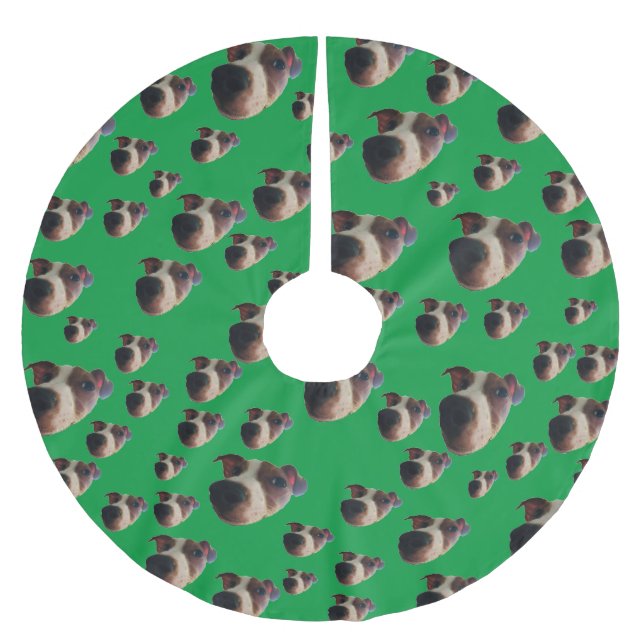 Jack Russell Tree Skirt (Front)