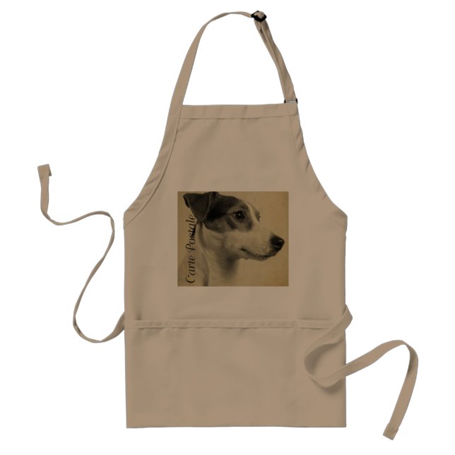 Jack Russell Vintage Postcard Standard Apron (Front)