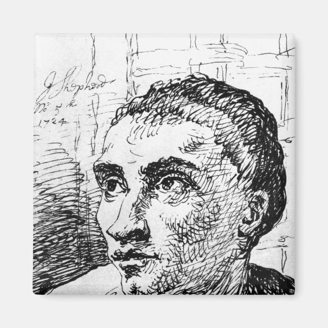 Jack Sheppard, 1724 Magnet (Front)