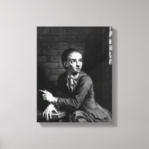 Jack Sheppard, engraved by George White, 1728 Canvas Print