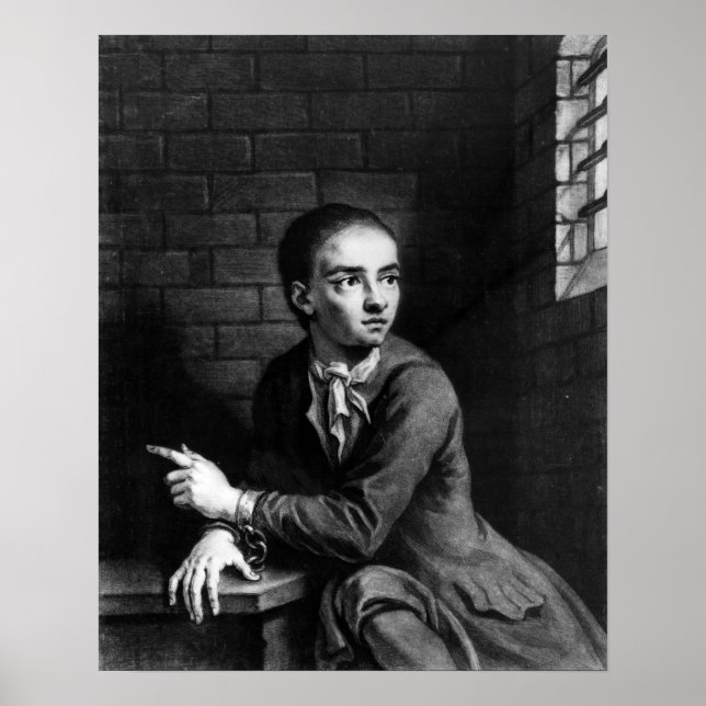 Jack Sheppard, engraved by George White, 1728 Poster (Front)