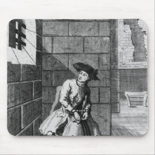 Jack Shepperd in Newgate Prison, 1724 Mouse Mat